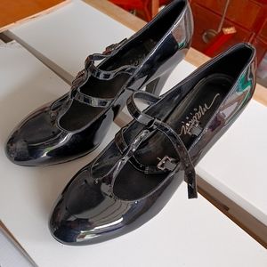 Mary Jane Heels Vintage black 1920s 1930s high heel shoes